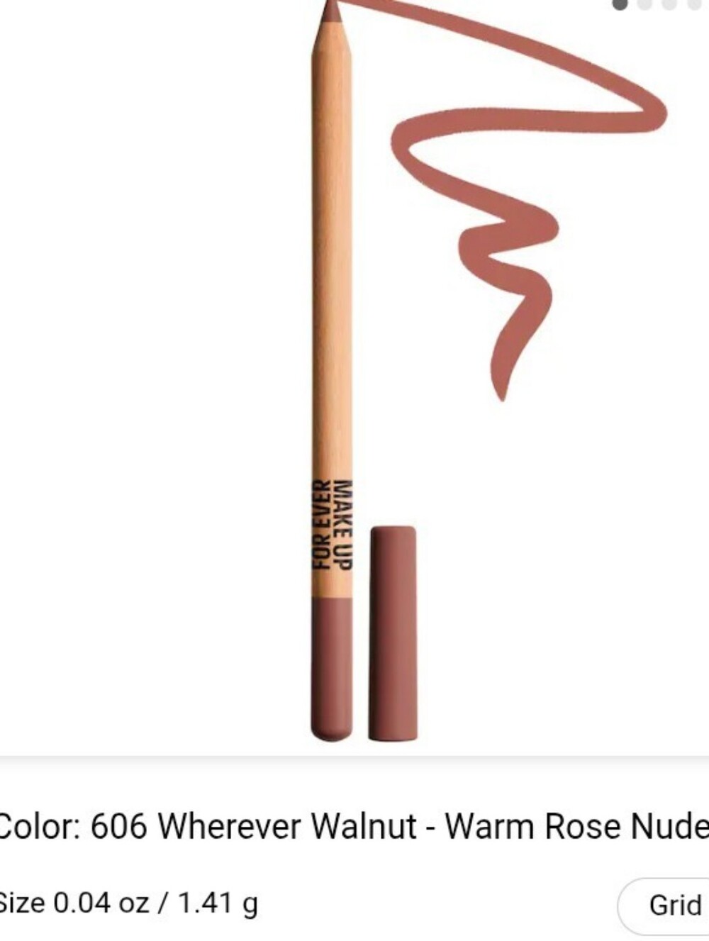Makeup Forever Lip Liner 606 Wherever Walnut Warm Rose